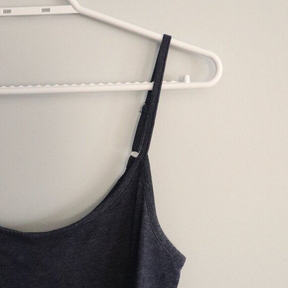 Vintage GAP Small Women's Blue Cami Swing Sleeveless T-Shirt Pocket Midi Dress - Picture 4 of 11